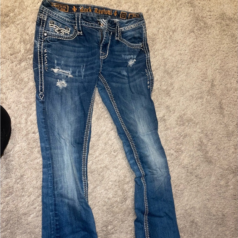 Rock Revival Blue Boot Cut Jeans